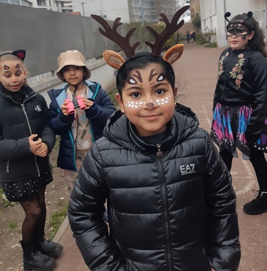 Carnaval 2025 CE1 cerf