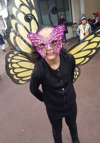 Carnaval 2025 Ce1 papillon