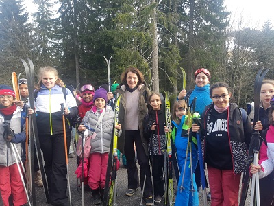 classe de neige CM2V avec Corinne